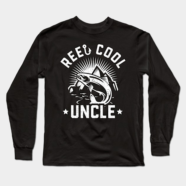 Reel Cool Uncle Long Sleeve T-Shirt by trendingoriginals